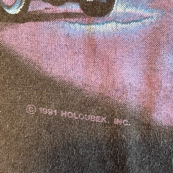 Vintage 1991 Harley Davidson Legends Live Wolf Motorcycle Graphic T-Shirt L - Picture 5 of 8